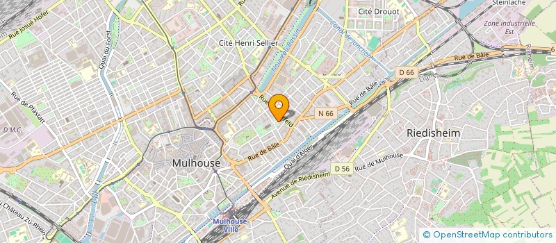 localisation de l'entreprise MADAME CELINE GUERY  MULHOUSE