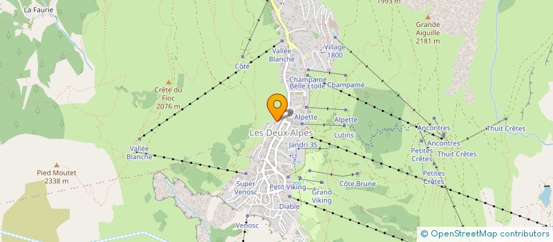 localisation de l'entreprise MADAME CELINE GUEVARA  LES DEUX ALPES