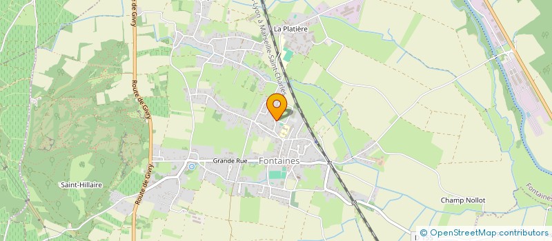 localisation de l'entreprise MADAME CELINE GUICHARD  FONTAINES