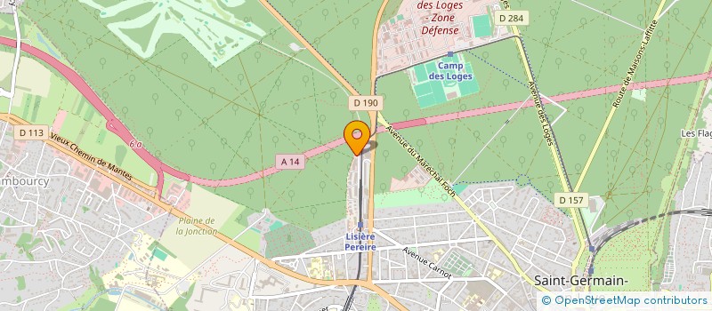 localisation de l'entreprise MADAME CELINE GUICHARD  SAINT-GERMAIN-EN-LAYE