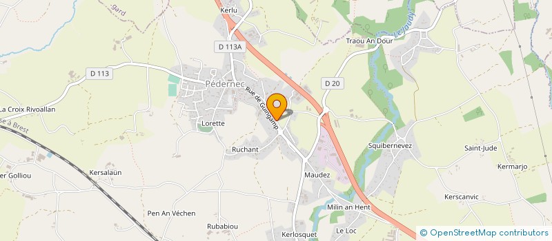 localisation de l'entreprise MADAME CELINE GUIFFANT  PEDERNEC