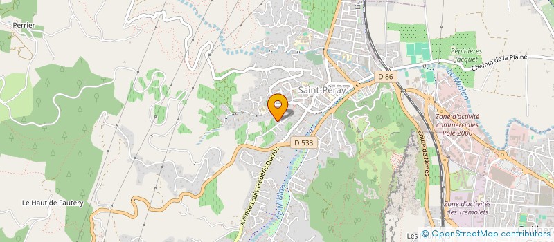 localisation de l'entreprise MADAME CELINE GUIGON  SAINT-PERAY