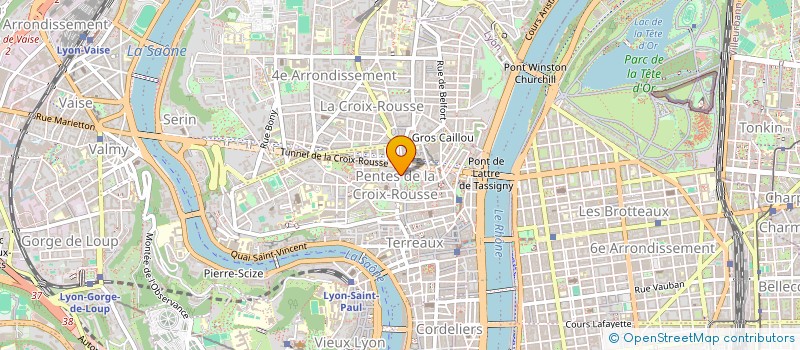 localisation de l'entreprise MADAME CELINE GUILLARD à LYON