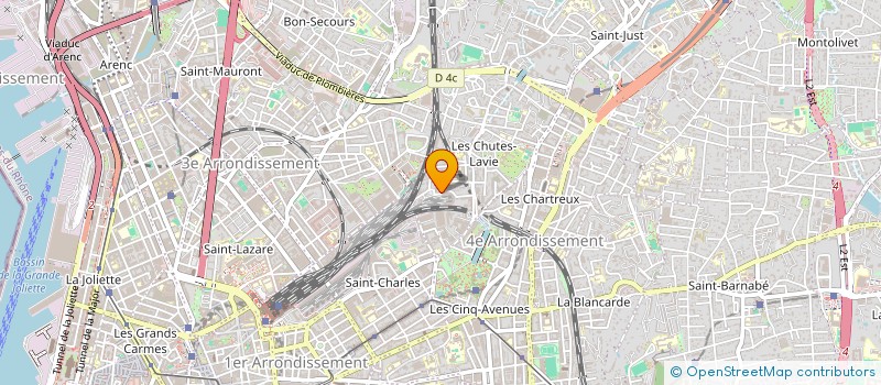 localisation de l'entreprise MADAME CELINE GUILLAUD  MARSEILLE