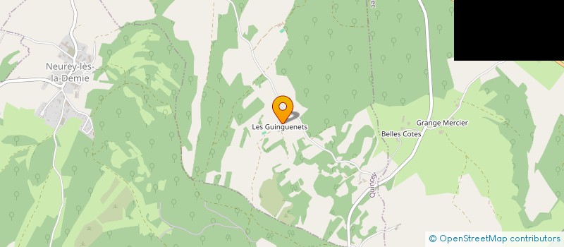 localisation de l'entreprise MADAME CELINE GUILLAUME  QUINCEY