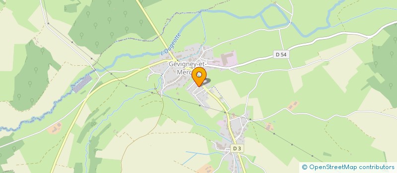 localisation de l'entreprise MADAME CELINE GUILLAUME  GEVIGNEY-ET-MERCEY