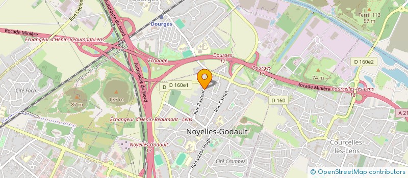 localisation de l'entreprise MADAME CELINE GUILLEMANT à NOYELLES-GODAULT
