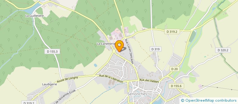 localisation de l'entreprise MADAME CELINE GUILLERMAIN à SENONCHES