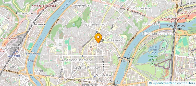 localisation de l'entreprise MADAME CELINE GUILLOT  CALUIRE-ET-CUIRE