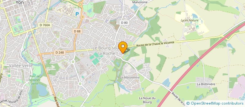 localisation de l'entreprise MADAME CELINE GUILLOTEAU à LA ROCHE-SUR-YON