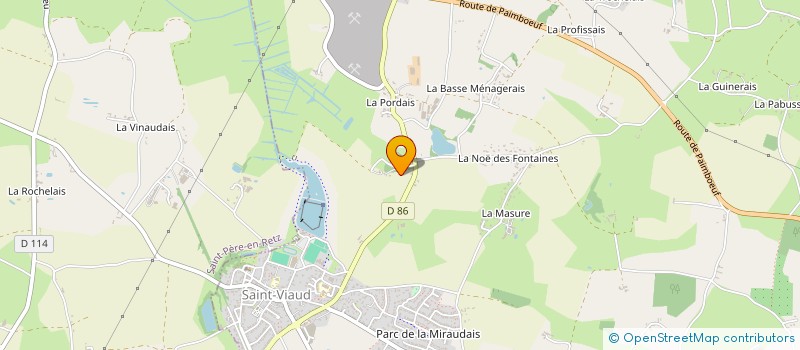 localisation de l'entreprise MADAME CELINE GUILLOU  SAINT-VIAUD