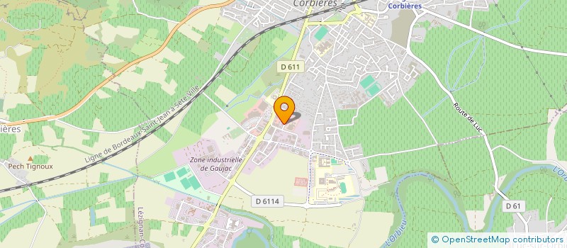 localisation de l'entreprise MADAME CELINE GUILLOUX  LEZIGNAN-CORBIERES