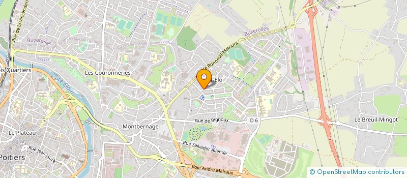 localisation de l'entreprise MADAME CELINE GUIMIER  POITIERS