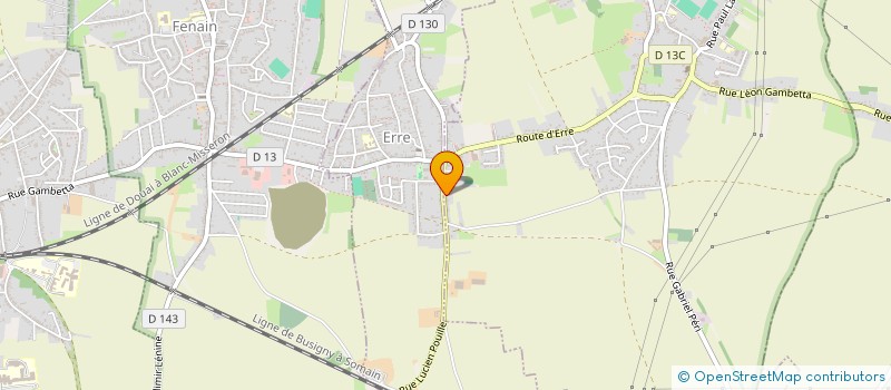 localisation de l'entreprise MADAME CELINE GUINEZ  HORNAING