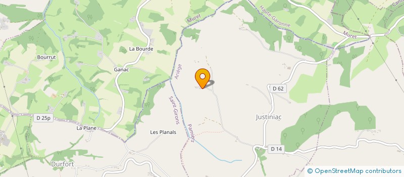 localisation de l'entreprise MADAME CELINE GUINVARCH à JUSTINIAC