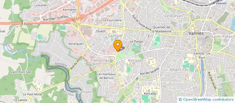 localisation de l'entreprise MADAME CELINE GUIROIS à VANNES