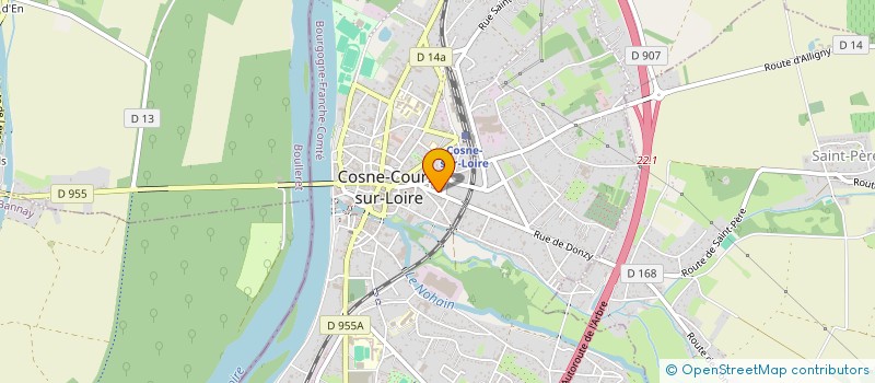 localisation de l'entreprise MADAME CELINE GUITTON à POUGNY