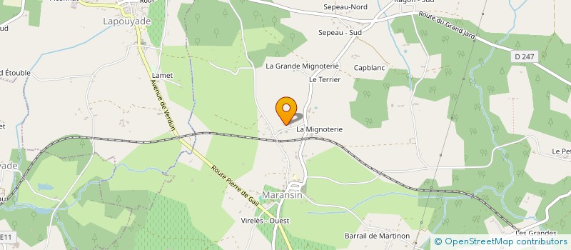 localisation de l'entreprise MADAME CELINE GUIVERNAU  MARANSIN