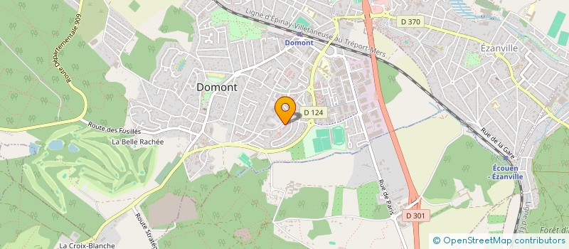 localisation de l'entreprise MADAME CELINE GULCKERS à DOMONT