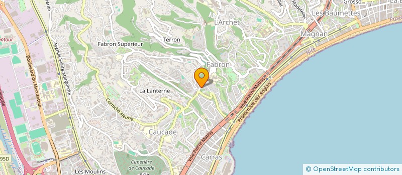 localisation de l'entreprise MADAME CELINE GULLINO à NICE