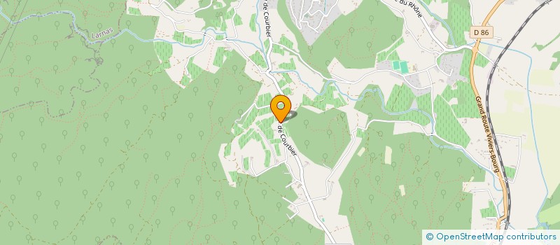 localisation de l'entreprise MADAME CELINE GUZZO  BOURG-SAINT-ANDEOL