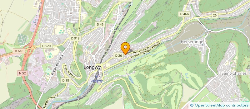 localisation de l'entreprise MADAME CELINE HABAY à LONGWY