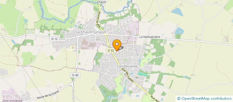 localisation de l'entreprise MADAME CELINE HAIE à LANDEVIEILLE