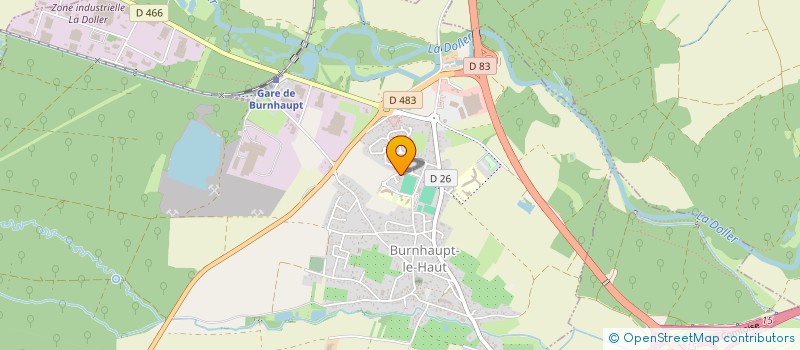 localisation de l'entreprise MADAME CELINE HANS  BURNHAUPT-LE-HAUT