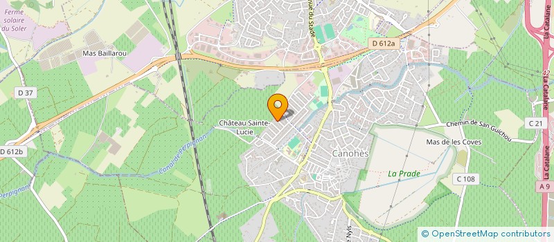 localisation de l'entreprise MADAME CELINE HANSER  CANOHES