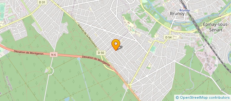 localisation de l'entreprise MADAME CELINE HARALAMBIDIS à BRUNOY