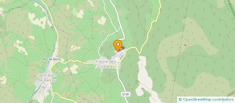 localisation de l'entreprise MADAME CELINE HARAMBOURE  FRAISSE-DES-CORBIERES