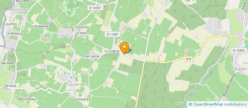 localisation de l'entreprise MADAME CELINE HARTE à SAUTERNES