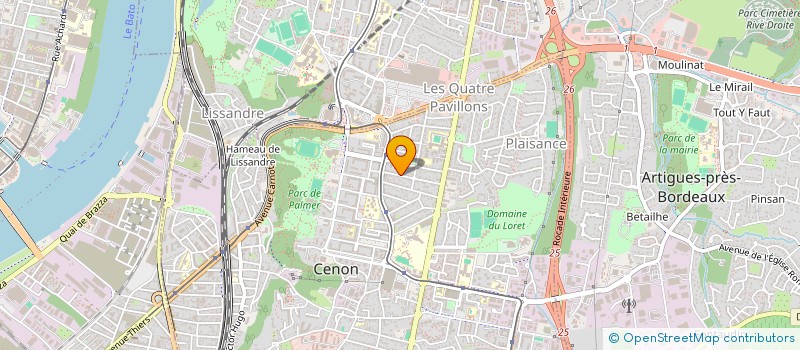 localisation de l'entreprise MADAME CELINE HAUCHARD  CENON