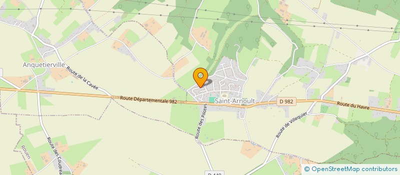 localisation de l'entreprise MADAME CELINE HAUCHECORNE à SAINT-ARNOULT