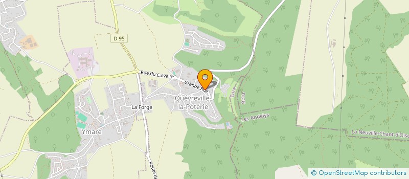 localisation de l'entreprise MADAME CELINE HAUGUEL  SAINT-AUBIN-CELLOVILLE