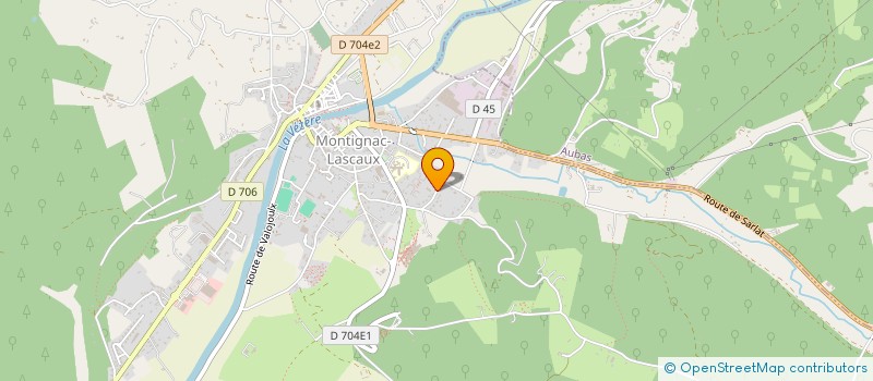 localisation de l'entreprise MADAME CELINE HAURAT à MONTIGNAC-LASCAUX