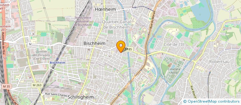 localisation de l'entreprise MADAME CELINE HAUS  BISCHHEIM