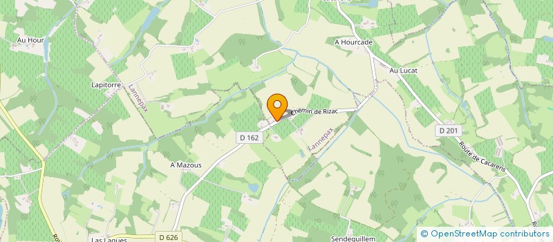 localisation de l'entreprise MADAME CELINE HAYE  LANNEPAX