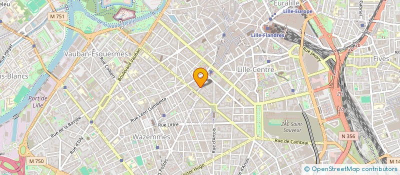 localisation de l'entreprise MADAME CELINE HAZZAN  LILLE