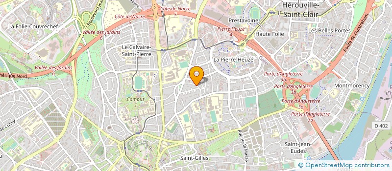 localisation de l'entreprise MADAME CELINE HEBERT à CAEN