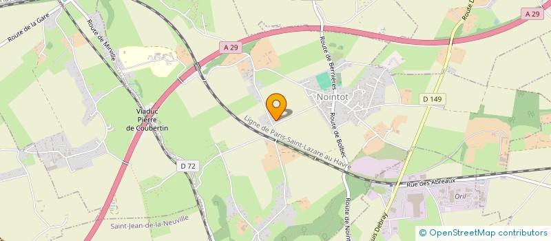 localisation de l'entreprise MADAME CELINE HEBERT  NOINTOT