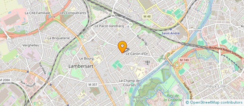 localisation de l'entreprise MADAME CELINE HEBRARD à LAMBERSART