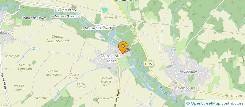 localisation de l'entreprise MADAME CELINE HEINRICH à MAREST-SUR-MATZ