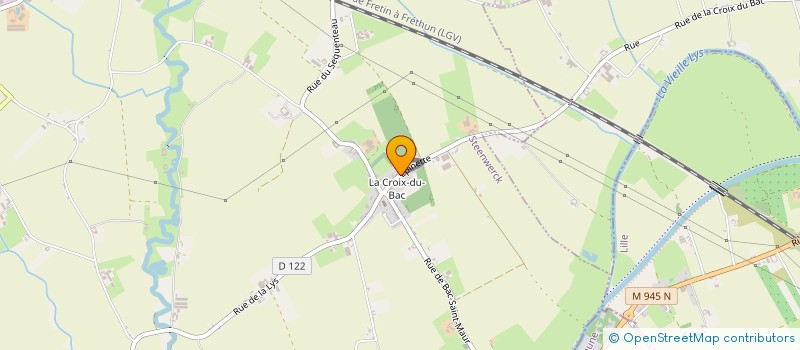 localisation de l'entreprise MADAME CELINE HELLAIN-ROSE  STEENWERCK