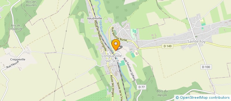 localisation de l'entreprise MADAME CELINE HELUIN  LONGUEVILLE-SUR-SCIE