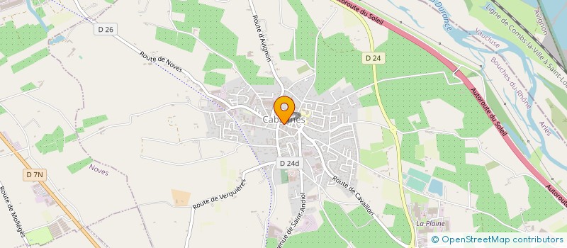 localisation de l'entreprise MADAME CELINE HENACHE  CABANNES