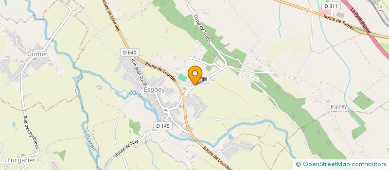 localisation de l'entreprise MADAME CELINE HENNION  ESPOEY