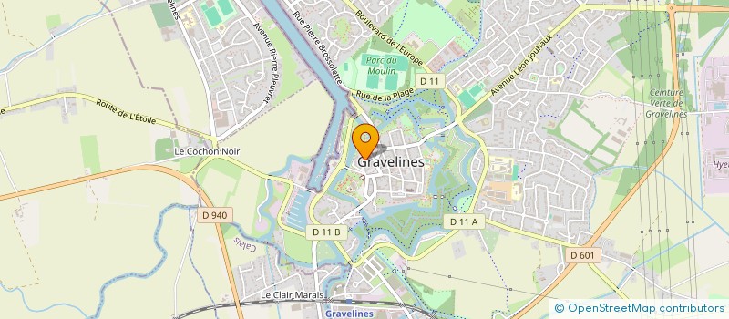 localisation de l'entreprise MADAME CELINE HENON  GRAVELINES