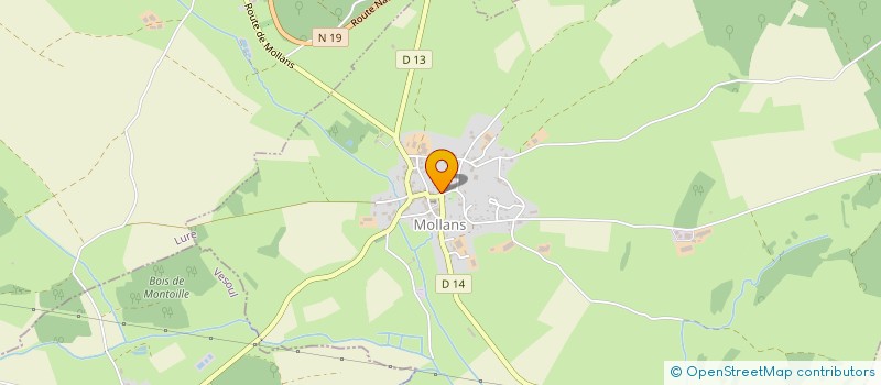 localisation de l'entreprise MADAME CELINE HENRY  MOLLANS