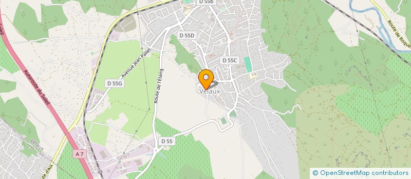 localisation de l'entreprise MADAME CELINE HERAUD à VELAUX